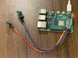 Raspberry Pi with RF transmitter and receiver